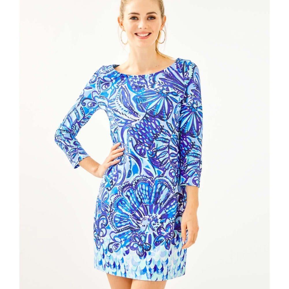 Lilly Pulitzer Hollee Dress Iris Blue XXS